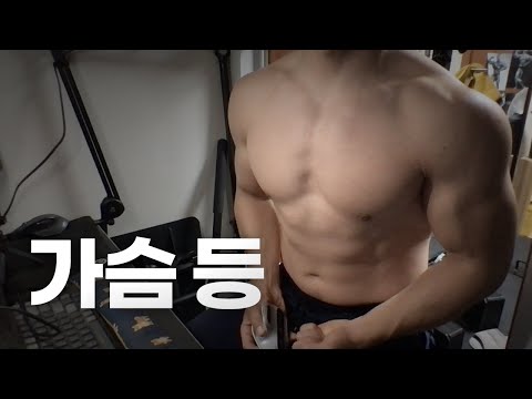 홈트 5년차 헬린이 / 쇠질 ASMR 운동 방송 / 가슴, 등 24/5/29