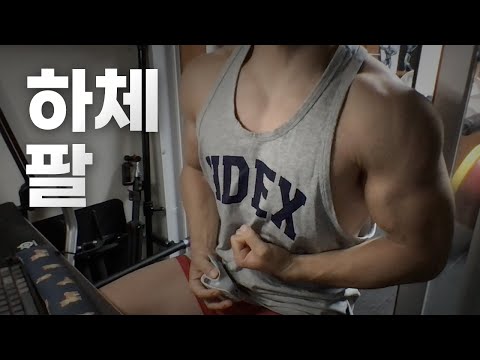 홈트 4년차 헬린이 / 쇠질 ASMR 운동 방송 / 하체, 팔 11/20