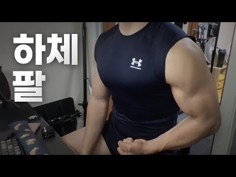 홈트 3년차 헬린이 / 쇠질 ASMR 운동 라이브 / 하체, 팔 3/11