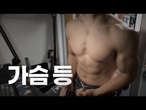 홈트 4년차 헬린이 / 쇠질 ASMR 운동 방송 / 가슴, 등 11/21