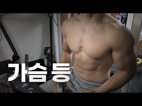 홈트 4년차 헬린이 / 쇠질 ASMR 운동 방송 / 가슴, 등 11/25