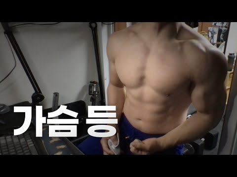 홈트 4년차 헬린이 / 쇠질 ASMR 운동 방송 / 가슴, 등 11/27
