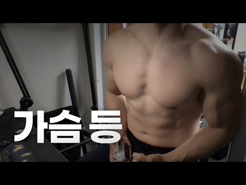 홈트 4년차 헬린이 / 쇠질 ASMR 운동 방송 / 가슴, 등 24/4/23