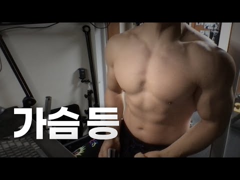 홈트 4년차 헬린이 / 쇠질 ASMR 운동 방송 / 가슴, 등 12/5