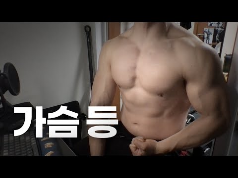 홈트 3년차 헬린이 / 쇠질 ASMR 운동 방송 / 가슴, 등 4/27
