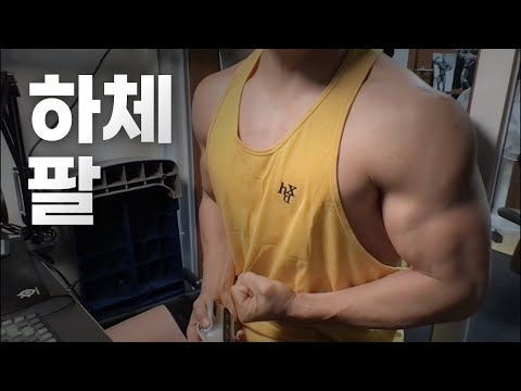 40대 직장인 / 헬스, 홈트 Home Gym / 하체, 팔 25/1/8