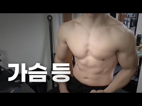 홈트 3년차 헬린이 / 쇠질 ASMR 운동 라이브~ #운동자극 / 가슴, 등 3/4