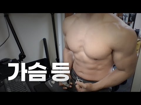 홈트 4년차 헬린이 / 쇠질 ASMR 운동 방송 / 가슴, 등 24/3/23
