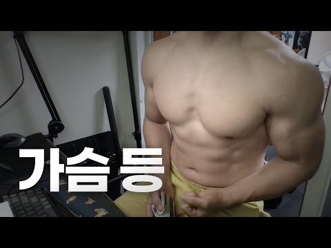 홈트 5년차 헬린이 / 쇠질 ASMR 운동 방송 / 가슴, 등 24/4/29