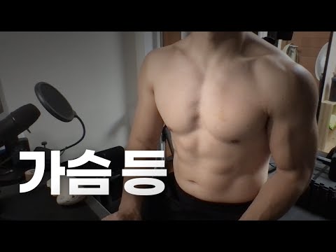 쇠질 ASMR | 08/29 | 새벽 가슴, 등 2시간 ~ 같이 운동해요! | 홈짐 | 가슴 - 등 - 복근 | ohellive | Chest, Back day