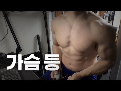 홈트 4년차 헬린이 / 쇠질 ASMR 운동 방송 / 가슴, 등 24/4/1