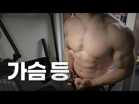 홈트 4년차 헬린이 / 쇠질 ASMR 운동 방송 / 가슴, 등 24/3/18