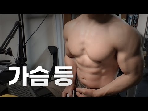 40대 직장인 / 헬스, 홈트, Home Gym / 가슴, 등 25/4/3