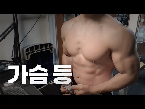 40대 직장인 / 헬스, 홈트, Home Gym / 가슴, 등 25/2/12