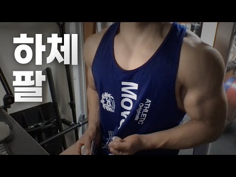 홈트 4년차 헬린이 / 쇠질 ASMR 운동 방송 / 하체, 팔 24/4/8