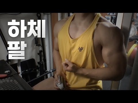홈트 4년차 헬린이 / 쇠질 ASMR 운동 방송 / 하체, 팔 12/4