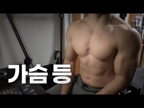 홈트 4년차 헬린이 / 쇠질 ASMR 운동 방송 / 가슴, 등 10/25