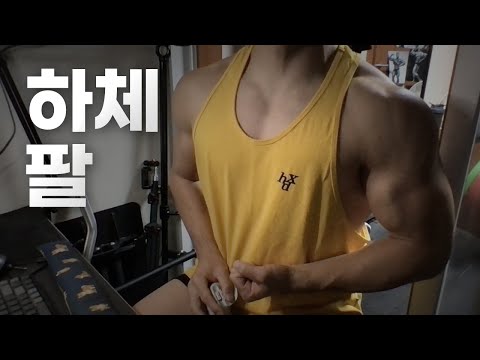 홈트 4년차 헬린이 / 쇠질 ASMR 운동 방송 / 하체, 팔 11/01