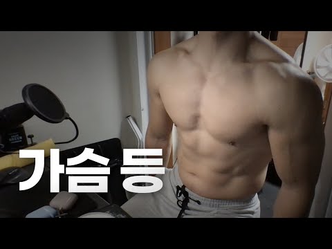 홈트 / 가슴, 등 2시간 ~ 같이 운동해요! / 10/31 / Chest, Back day