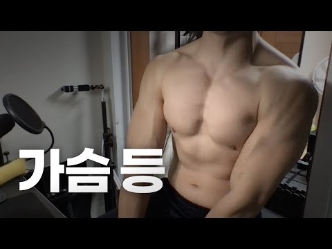 홈트 ASMR | 가슴, 등 2시간 운동 ~ 방구석 외톨이! | 11/22 | Chest, Back day
