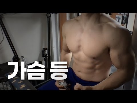 홈트 4년차 헬린이 / 쇠질 ASMR 운동 방송 / 가슴, 등 11/11