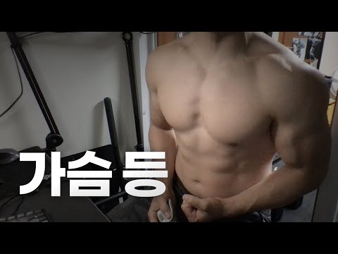 홈트 4년차 헬린이 / 쇠질 ASMR 운동 방송 / 가슴, 등 24/4/20